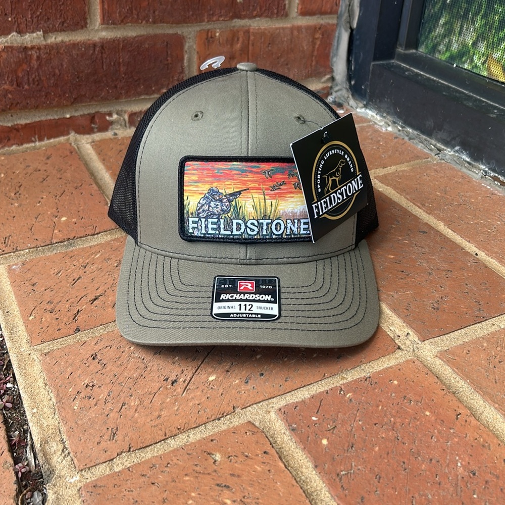 Fieldstone Duck Hunter Moss and Black Snap Back Cap